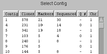 Contig Select List