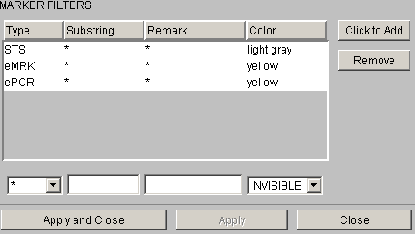 Marker Filter